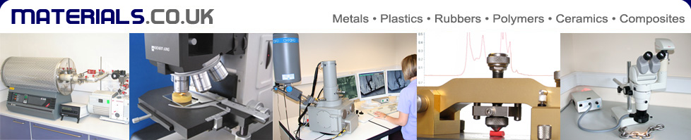 materials.co.uk - metals, plastics, rubbers, polymers, ceramics, composites